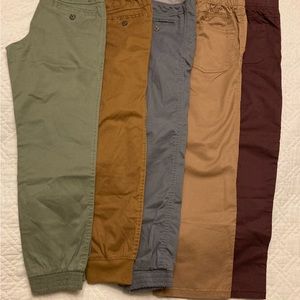 Bundle of Boys size 8 Cat & Jack Pull on Pants Jogger and Straight Never Worn